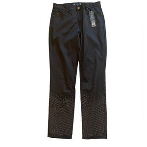 Women’s Tru Luxe NWT black studded pants size 10
